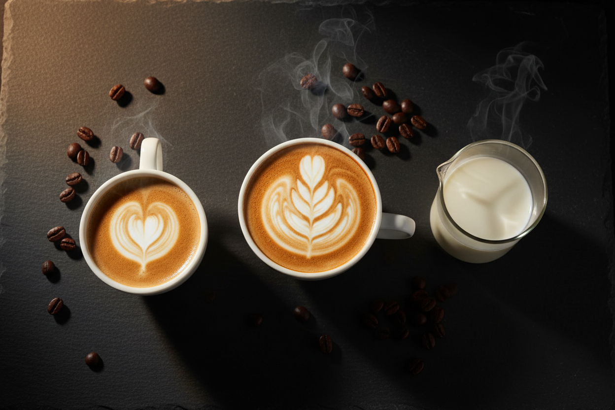 Bean to Cup with Fresh Milk Banner