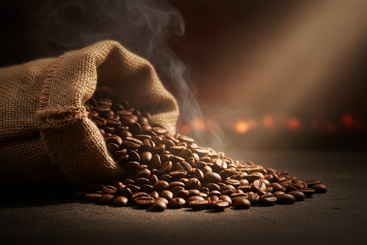 Coffee Beans Banner