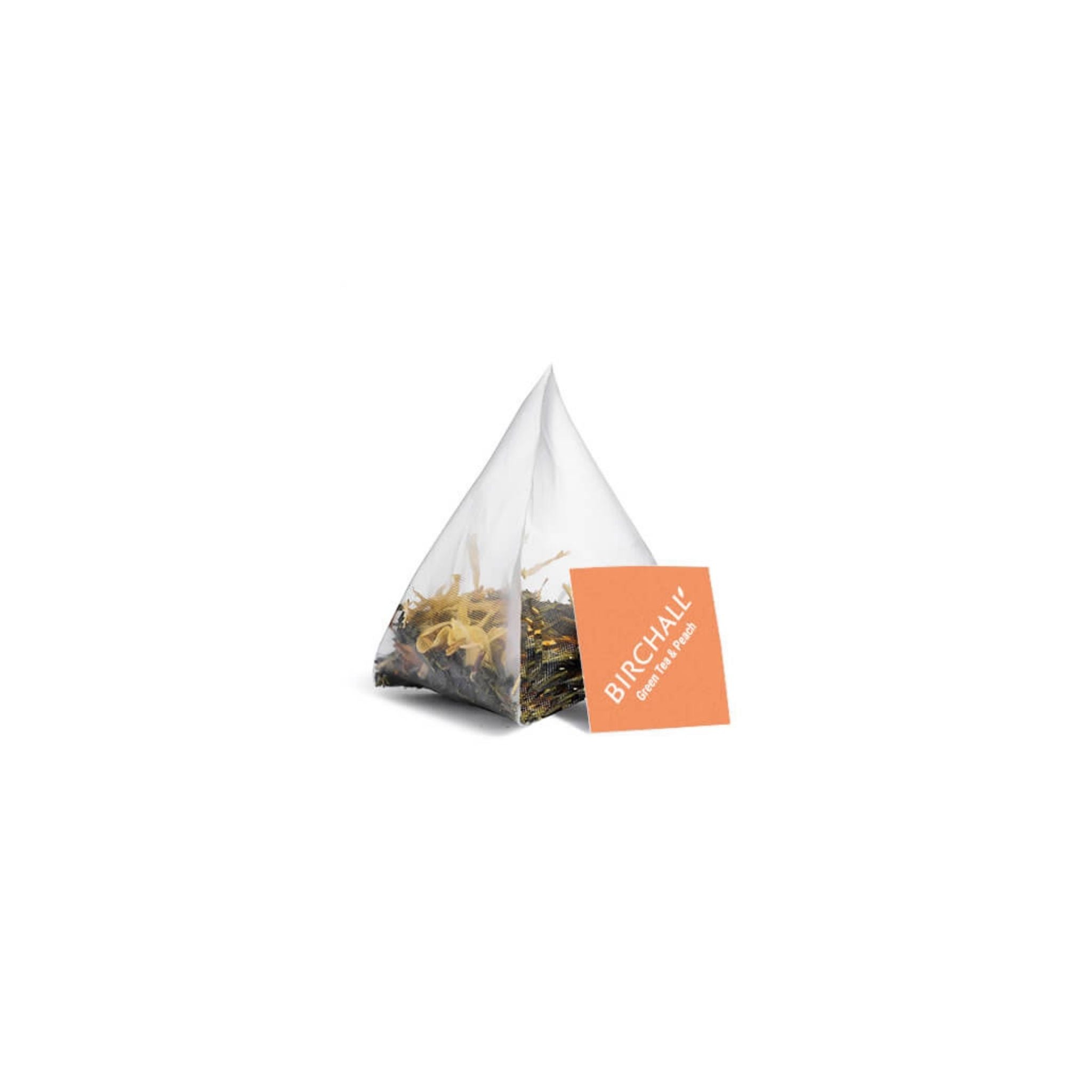 Birchall Green Tea & Peach Prism Tea Bags x 15