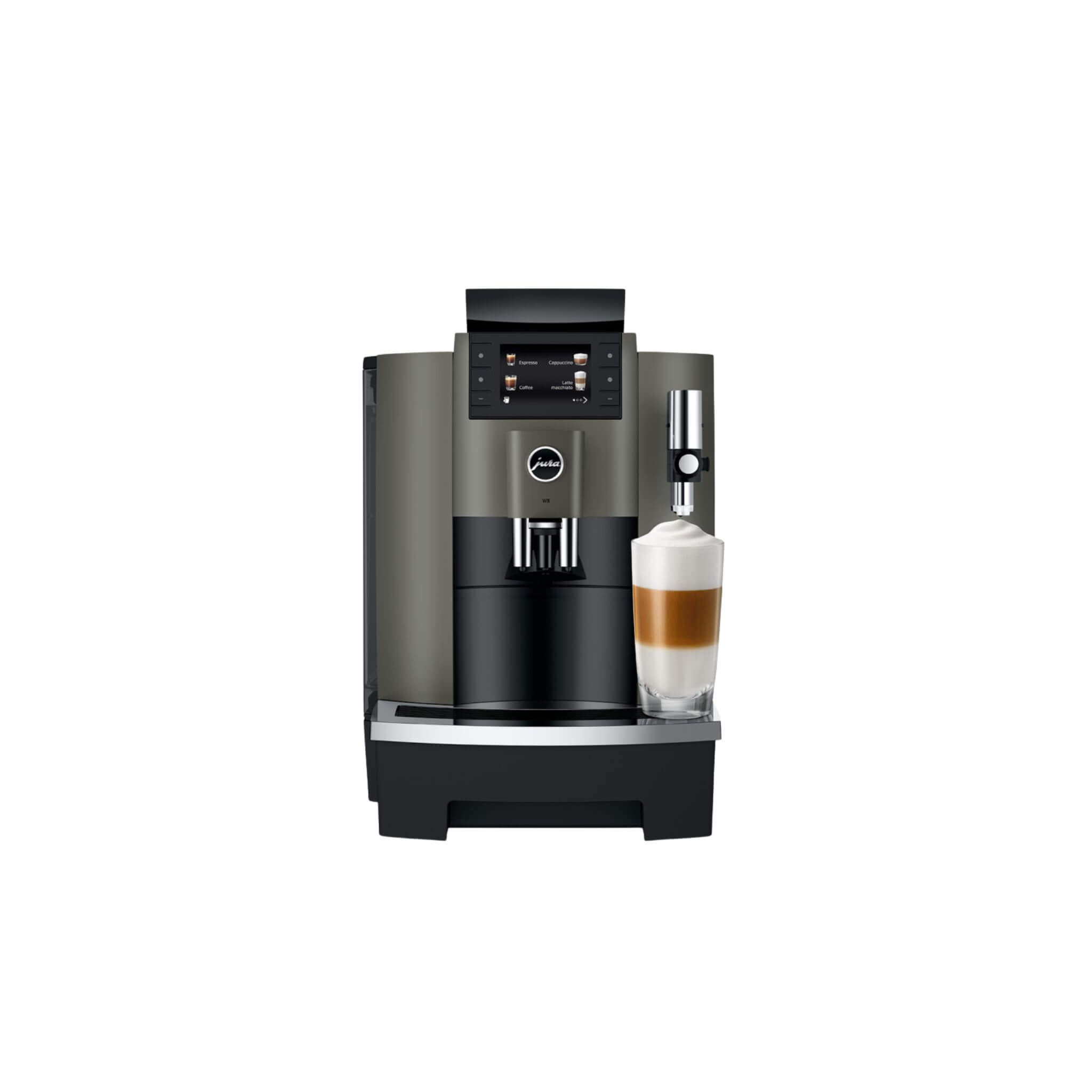 JURA W8 Dark Inox Automatic Coffee Machine