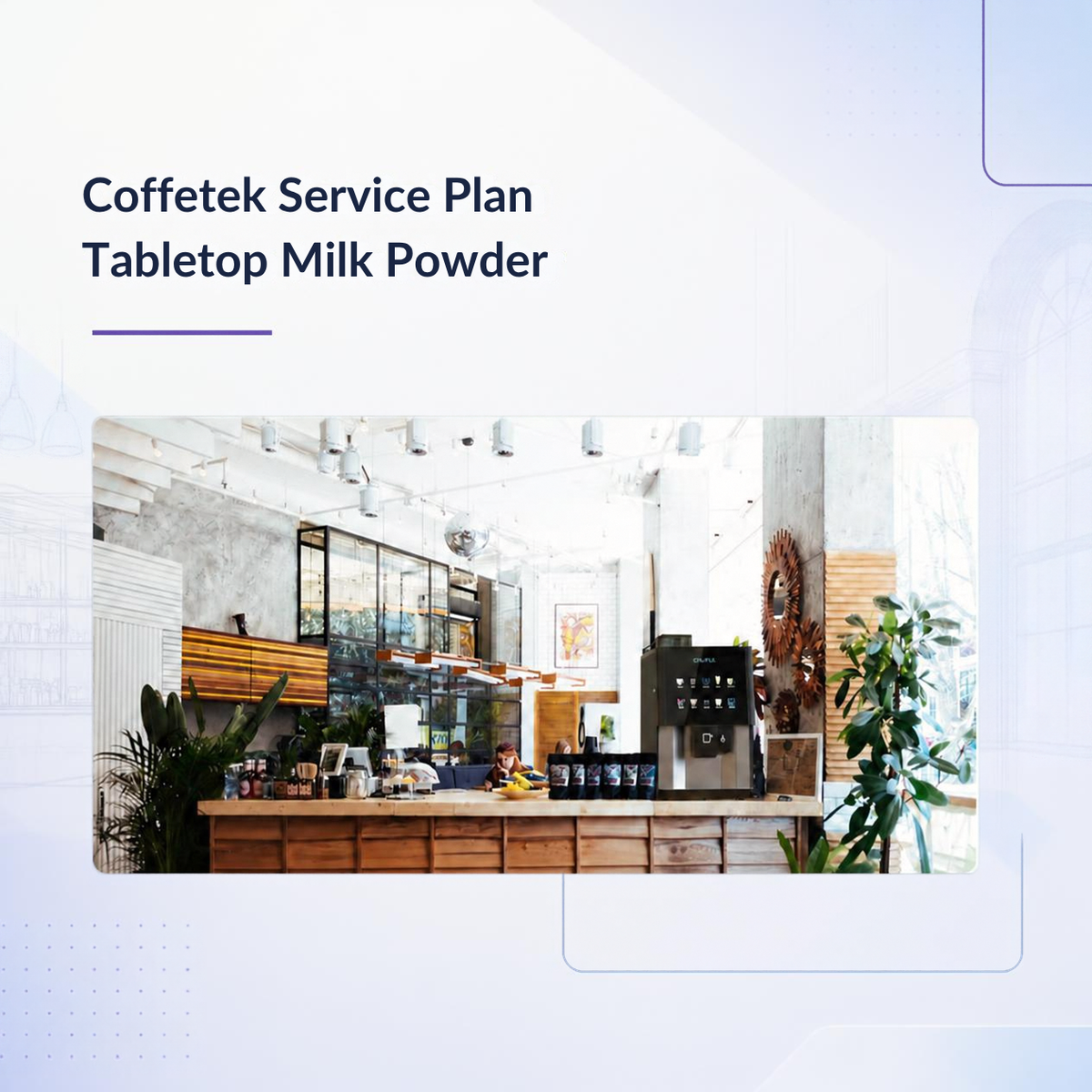 Coffetek Service Plan Tabletop Milk Powder