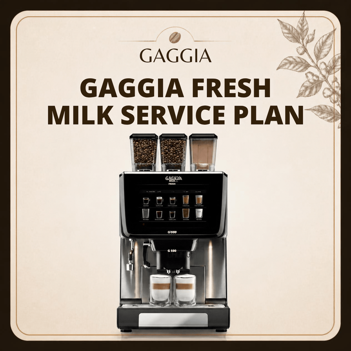 Gaggia Service Fresh Milk Machines