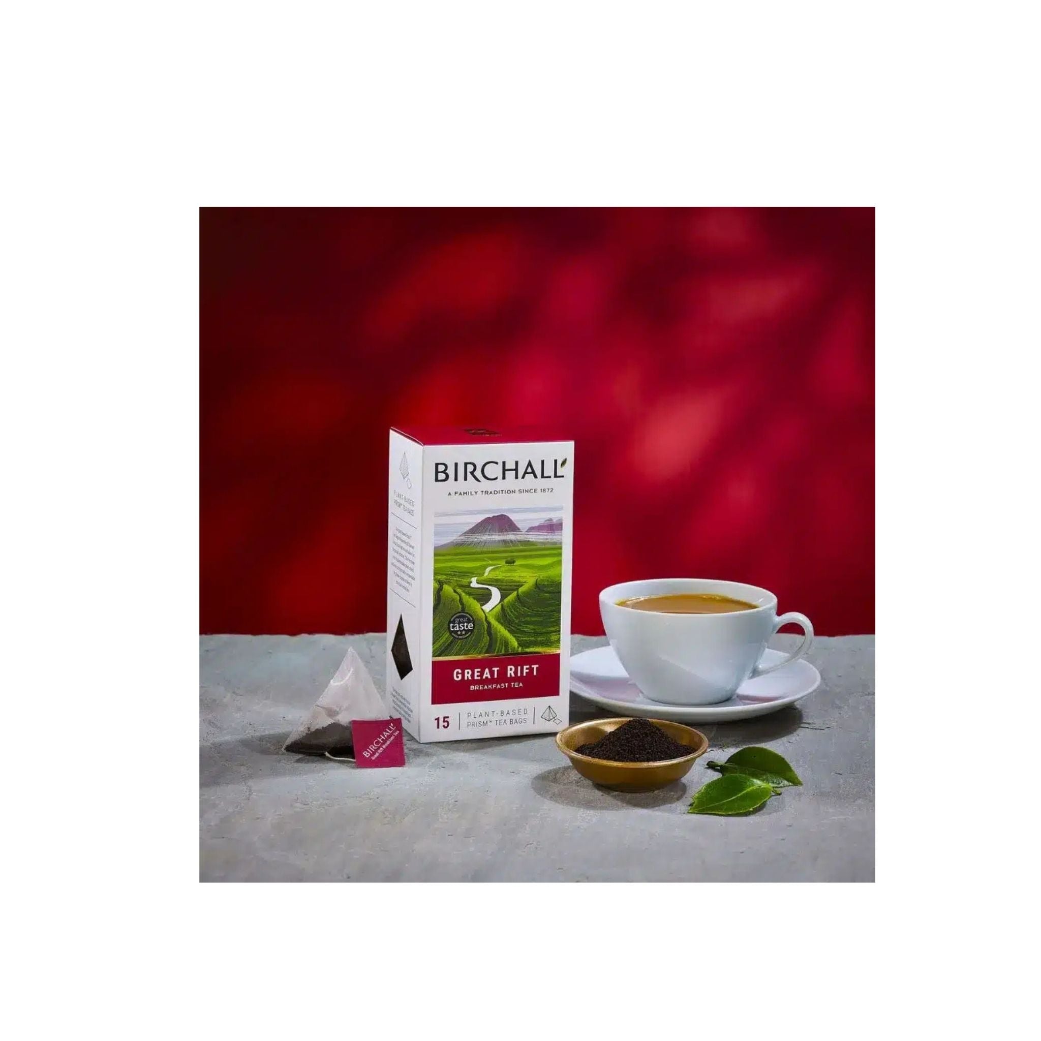 Birchall Great Rift Breakfast Blend Prism Tea Bags x 15