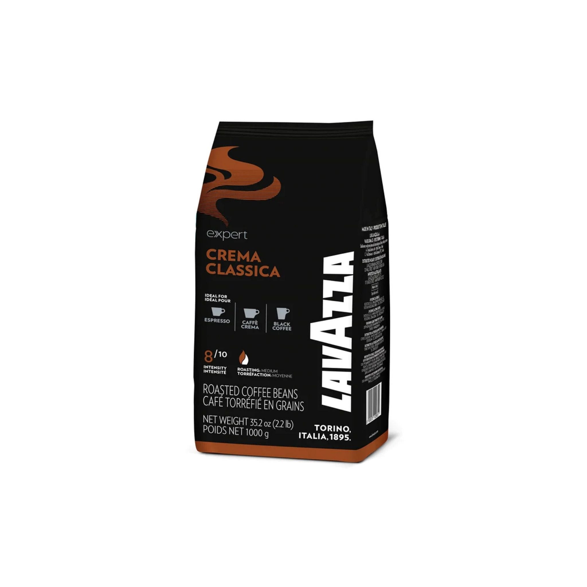 Lavazza Expert Crema Classica Roasted Coffee Beans 1kg