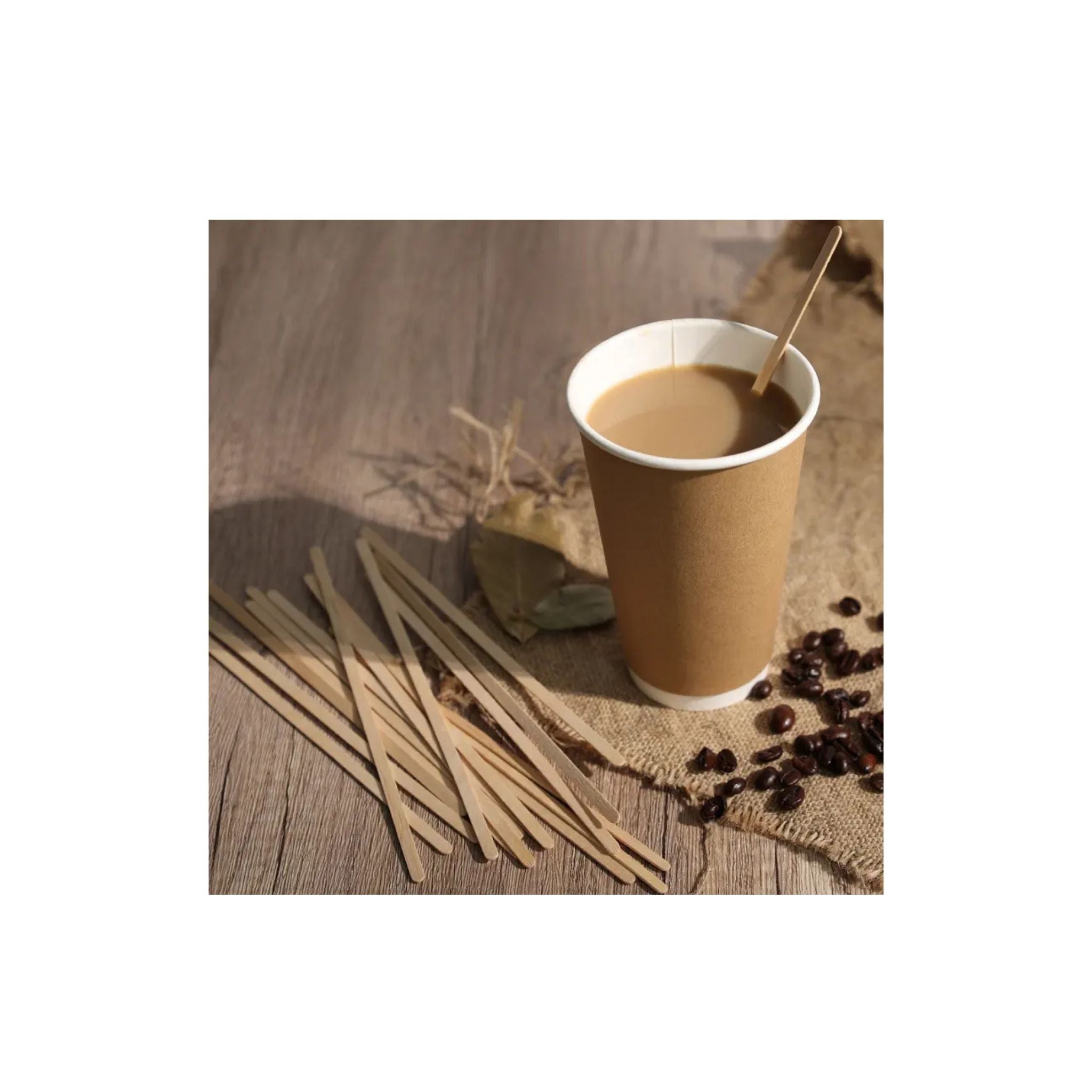 Wooden Stirrer 14cm (1000 Pack)