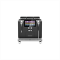 Dr Coffee Castle coffee machine, front view showing the touchscreen, central dispensing spout and wide drip tray.
