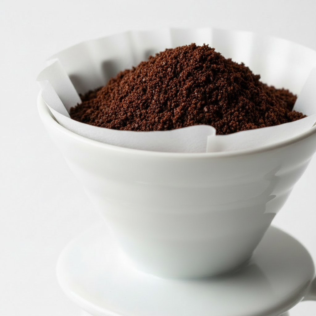 Filter Coffee in Filter Paper - No Text